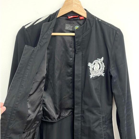 Puma Jamaica Logo Patch Y2K Retro Sporty Streetwear Cotton Rugby Jacket - Small - Picture 8 of 16